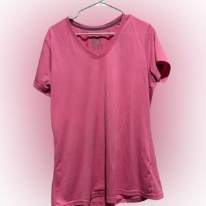 Nike Pink Short Sleeve V-Neck Tee XL